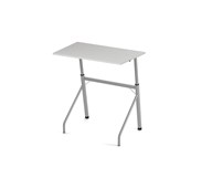 Altudo BX pöytä HPL 90x60 cm, hopea jalusta