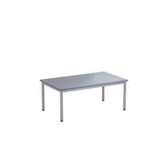 12:38 BX Pöytä Akustik Optimal Laminaatti, 120x70 cm, hopea jalusta