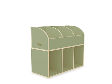 Esillepano ja kirjalaatikot