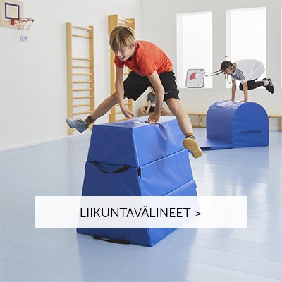 Lekolarin liikuntavälineiden valikoima