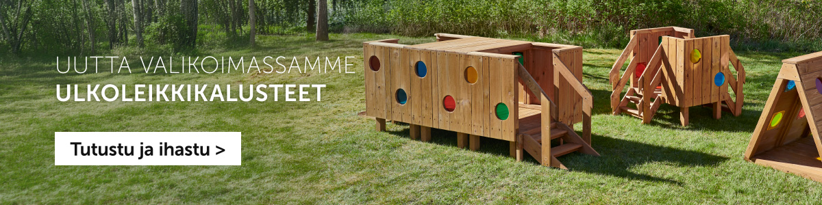 Tutustu ulkoleikkikalustevalikoimaan