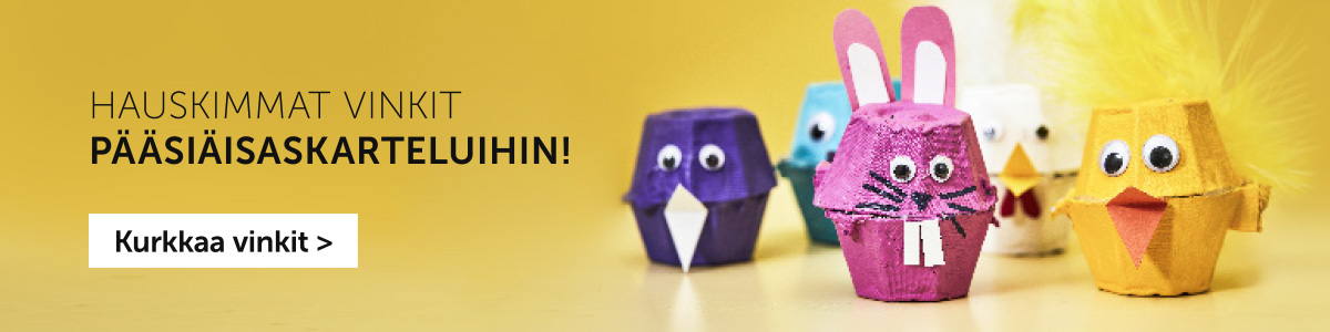 Klikkaa pääsiäisen askarteluvinkkeihin