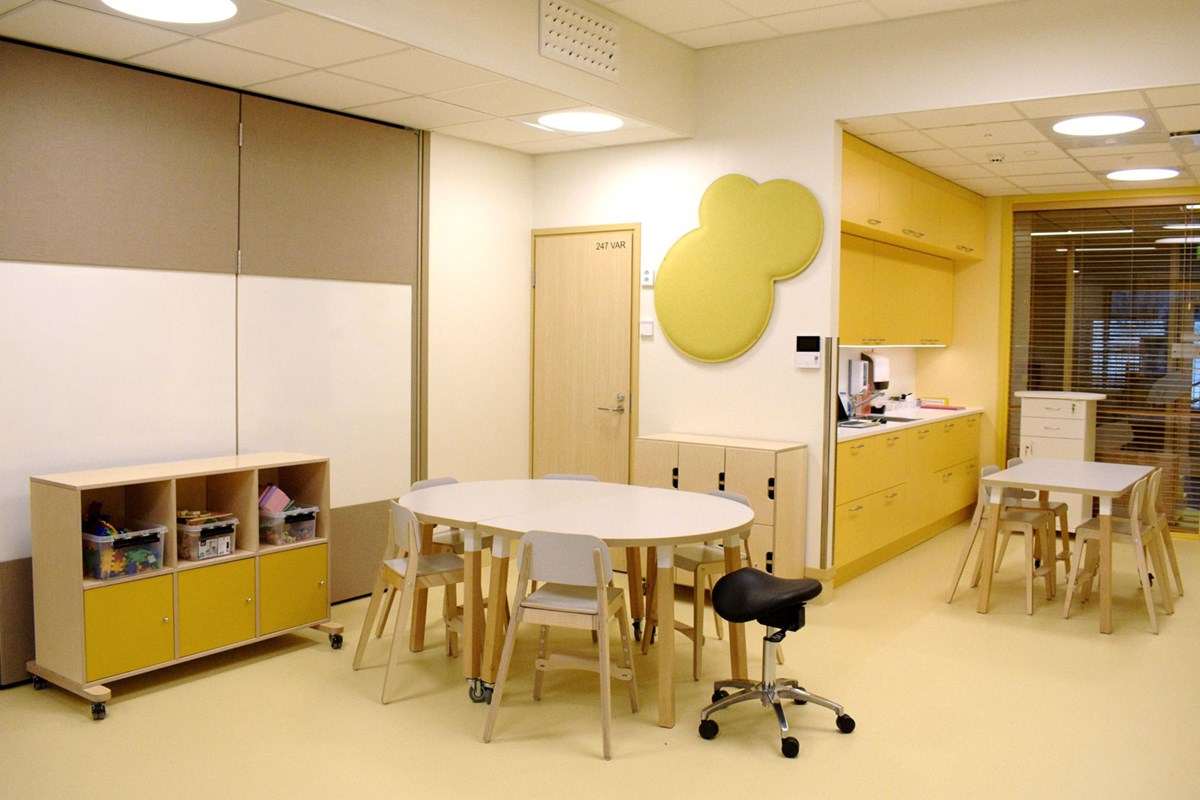 Ryhmähuone Koivistoisen päiväkodisssapäiväkodissa Vantaalla