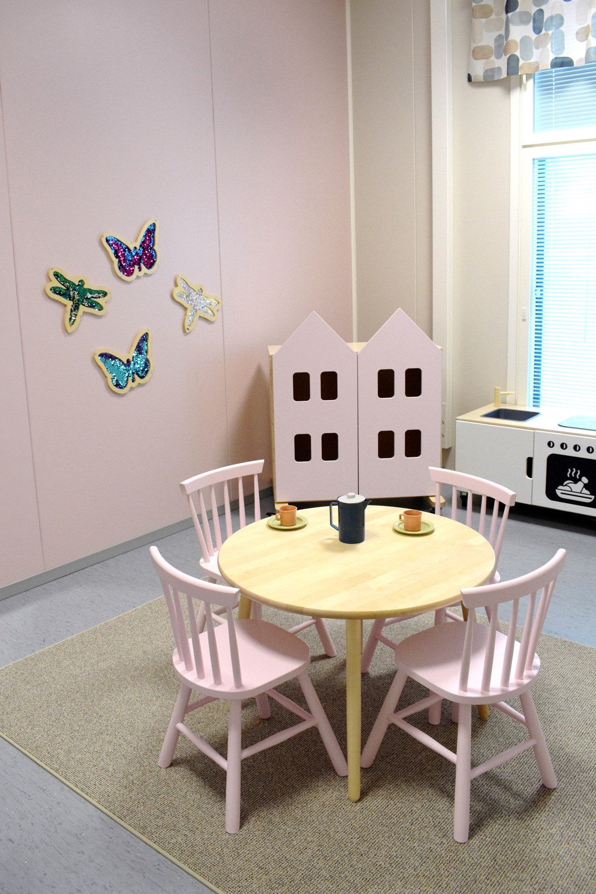 Merikaarron päiväkodissa on ihania leikkitiloja