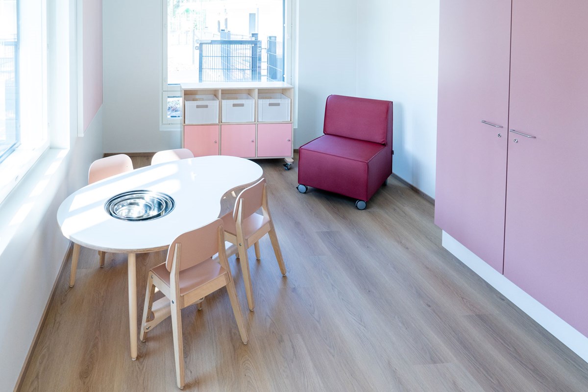 Leikkihuone Pyörön päiväkodissa Kuopiossa