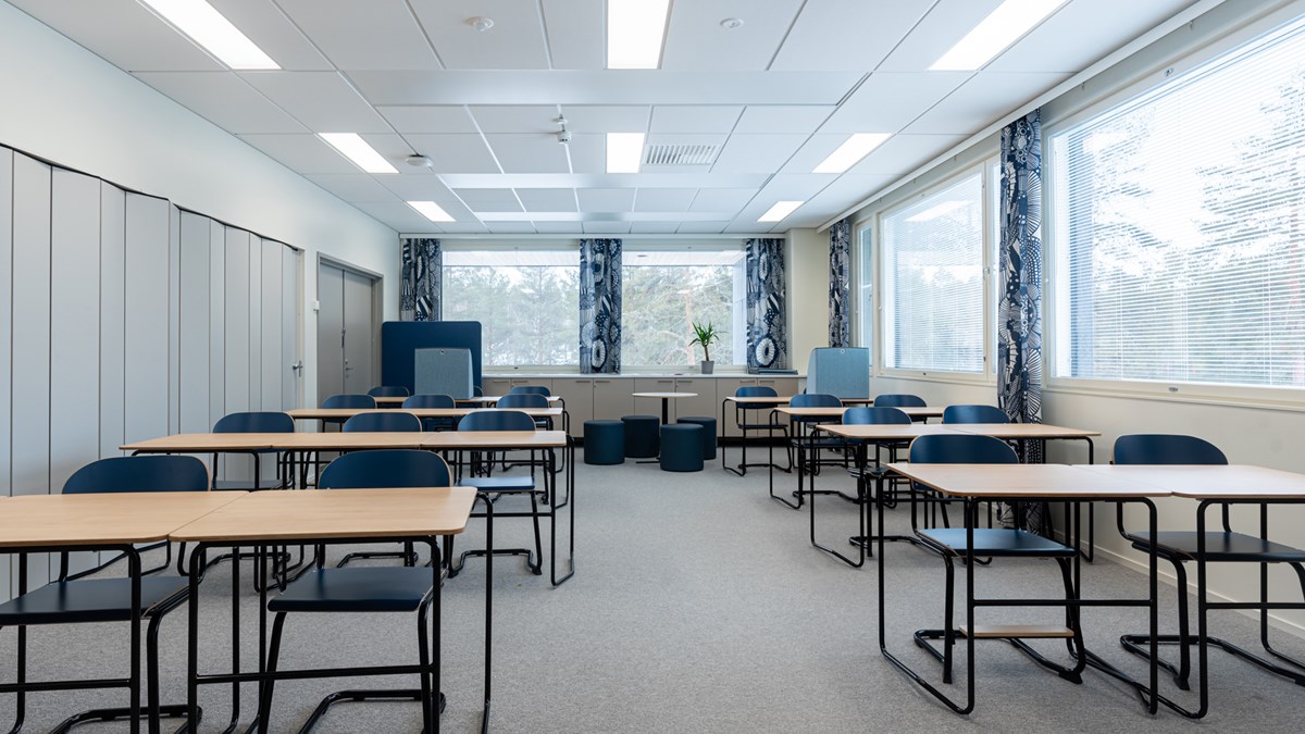 Äidinkielen opetustila Tenetin koulussa