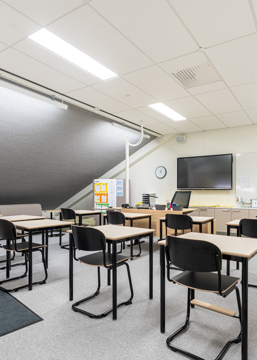 Erityisryhmän opetustila Tenetin koulussa