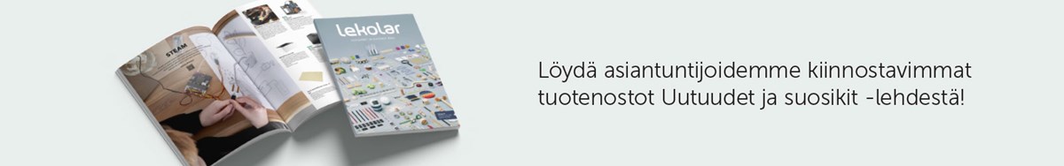 Löydä asiantuntijoidemme kiinnostavimmat  tuotenostot Uutuudet ja suosikit -lehdestä!