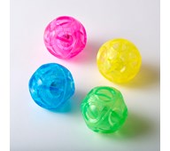 Pienet sensoriset välkkyvät pallot, 4 kpl