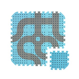 Numeroidut rakennuslevyt, 20 x 20 cm, 5 kpl