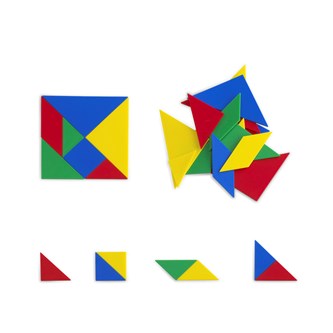 Tangram, pehmeä, 4 kpl