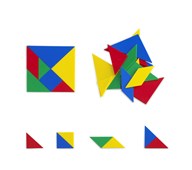 Tangram, pehmeä, 4 kpl