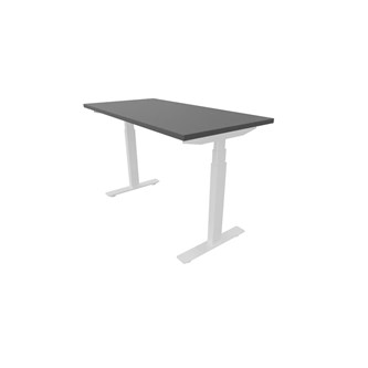 Work -työpöytä, 120x60 cm, E-motion, valkoinen jalusta