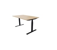 Chat FSC työpöytä DL BX 120x80 cm, musta jalusta