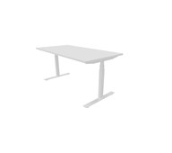 Work -työpöytä, 160x80 cm, E-motion, valkoinen jalusta