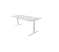 Work -työpöytä, 180x80 cm, E-motion, valkoinen jalusta