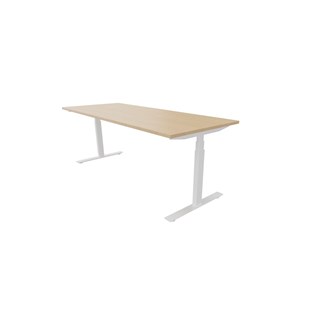 Work FSC työpöytä HPL BX 200x80cm, valkoinen jalusta