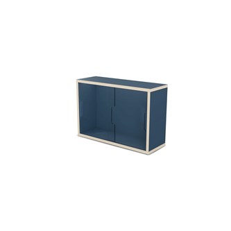 Fixa vitriinikaappi 2:1, seinämalli, plexiliukuovet, S20 cm