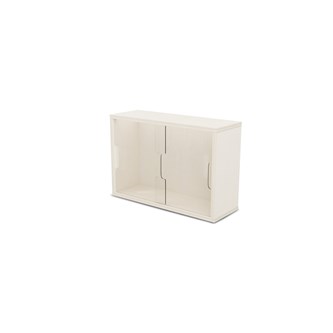 Fixa vitriinikaappi 2:1, seinämalli, plexiliukuovet, S20 cm