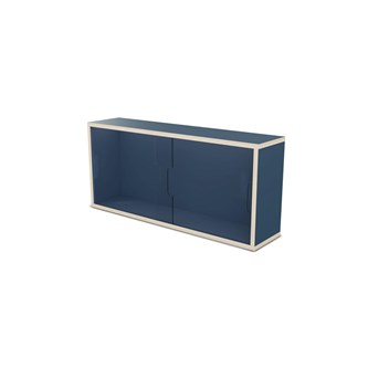 Fixa vitriinikaappi 3:1, seinämalli, plexiliukuovet, S20 cm