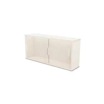 Fixa vitriinikaappi 3:1, seinämalli, plexiliukuovet, S20 cm