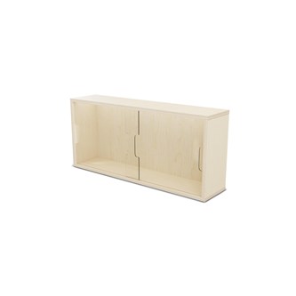 Fixa vitriinikaappi 3:1, seinämalli, plexiliukuovet, S20 cm
