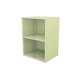 Fixa vitriinikaappi 2:2, plexiliukuovet, S36/46 cm