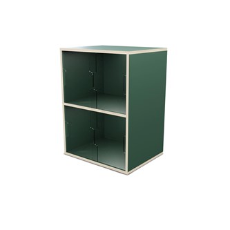 Fixa vitriinikaappi 2:2, plexiliukuovet, S36/46 cm
