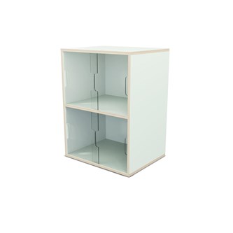 Fixa vitriinikaappi 2:2, plexiliukuovet, S36/46 cm