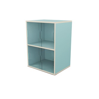 Fixa vitriinikaappi 2:2, plexiliukuovet, S36/46 cm