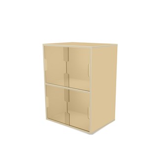 Fixa vitriinikaappi 2:2, plexiliukuovet, S36/46 cm