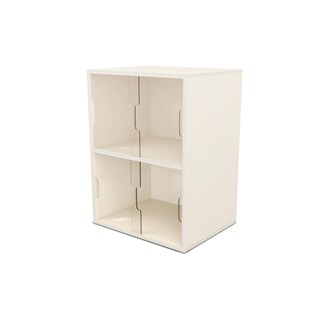 Fixa vitriinikaappi 2:2, plexiliukuovet, S36/46 cm