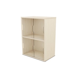 Fixa vitriinikaappi 2:2, plexiliukuovet, S36/46 cm