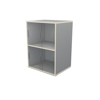 Fixa vitriinikaappi 2:2, plexiliukuovet, S36/46 cm
