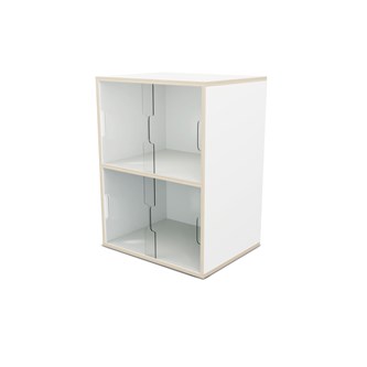 Fixa vitriinikaappi 2:2, plexiliukuovet, S36/46 cm