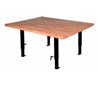 Kraft 0-työpöytä, 150 x 120 x 69-89 cm, hydraulinen