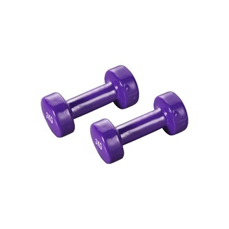 Käsipainot, vinyylipäällyste, pari