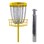 Frisbeegolfmaali Pro Basket Elite, maa-asennus