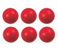 Vaahtomuovipallo, pinnoitettu, 20 cm, 6 kpl