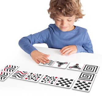 Domino, taktiilinen ja visuaalinen