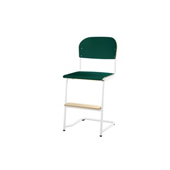 Matte FSC BX -tuoli IK 45/63 cm, iso istuin, valkoinen jalusta