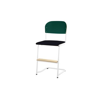Matte FSC BX -tuoli IK 45/63 cm, iso istuin, valkoinen jalusta