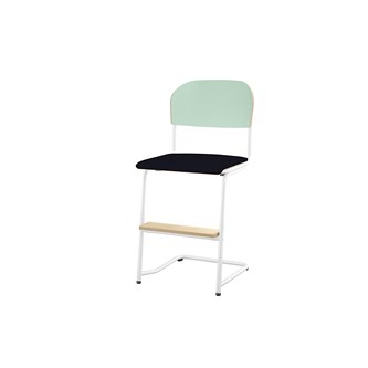 Matte FSC BX -tuoli IK 45/63 cm, iso istuin, valkoinen jalusta