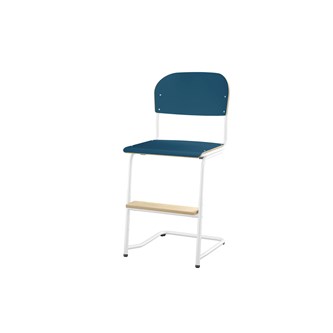 Matte FSC BX -tuoli IK 45/63 cm, iso istuin, valkoinen jalusta