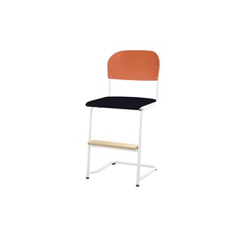 Matte FSC BX -tuoli IK 45/63 cm, iso istuin, valkoinen jalusta