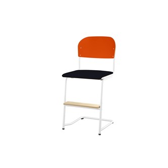 Matte FSC BX -tuoli IK 45/63 cm, iso istuin, valkoinen jalusta