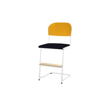 Matte FSC BX -tuoli IK 45/63 cm, iso istuin, valkoinen jalusta