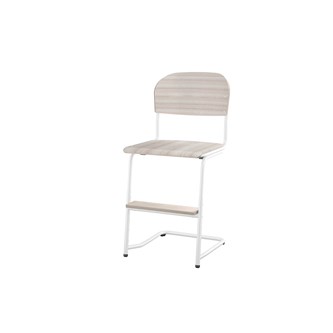 Matte FSC BX -tuoli IK 45/63 cm, iso istuin, valkoinen jalusta