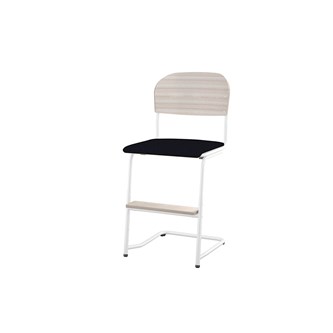 Matte FSC BX -tuoli IK 45/63 cm, iso istuin, valkoinen jalusta