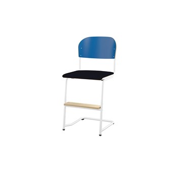 Matte FSC BX -tuoli IK 45/63 cm, iso istuin, valkoinen jalusta